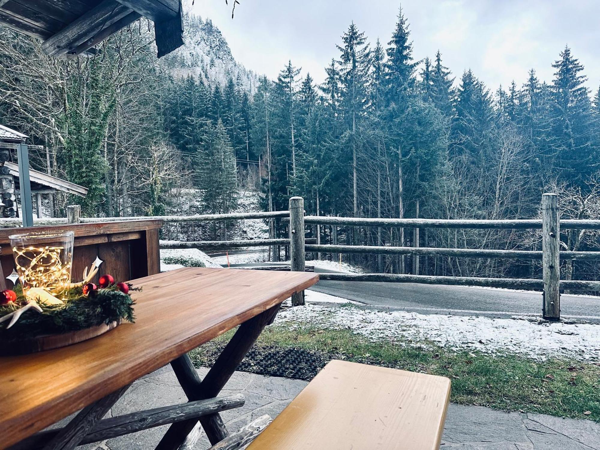 Almbruennerl Die Almhuette Auf Der Raffner Alm Ruhpolding Exterior foto